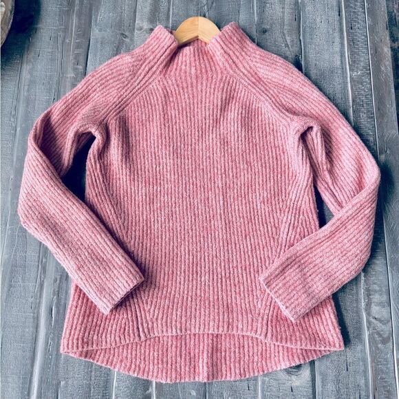 Madewell Thick Cozy Salmon Pink Sweater Top XS - Picture 1 of 4
